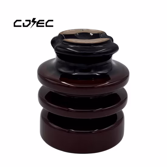 Isolante in porcellana con pin di tipo sferico da 11 kv per installazione elettrica di alta qualità