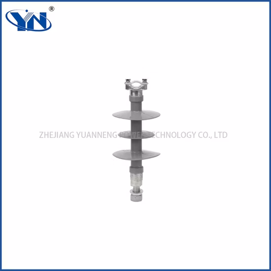 Isolante di tipo a montante in gomma siliconica composita ad alta tensione